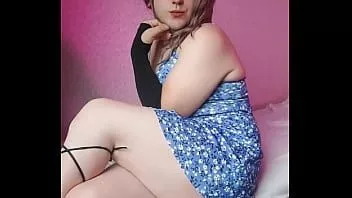 Reproduzir @crossdresserkitty no youtube essa modelo loira femboy bumbum em seu quarto privado de salto alto (crossdresser, travesti)