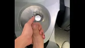 চালান দুষ্টু সোজা মানুষ বাসের টয়লেটে কামিং