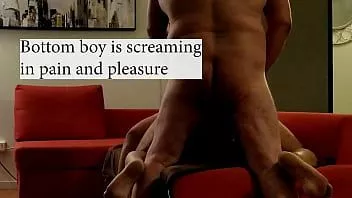 Play Brown bottom in a jockstrap is fucked by a white guy in doggystyle