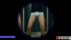 再生 アレハンドロ・ミストラルの白い下着の膨らみ - 再編集